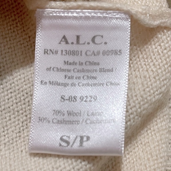 ALC Robinson Blush Pink/Neutral Sweater with Twist Cutout Detail - Picture 9 of 9